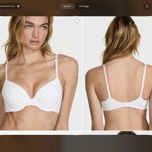 Victoria's Secret Women’s T-Shirt Full Coverage Push Up Underwire Bra, 34D